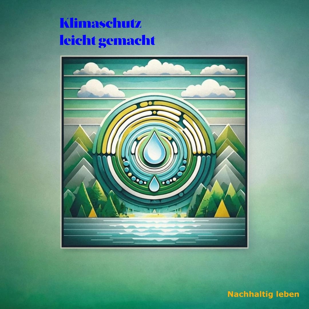 Das Bild symbolisiert, dass wir unseren Lebensstil ändern und nachhaltig leben müssen, um extremen Wetterereignissen und dem Verlust der Artenvielfalt entgegenzuwirken.