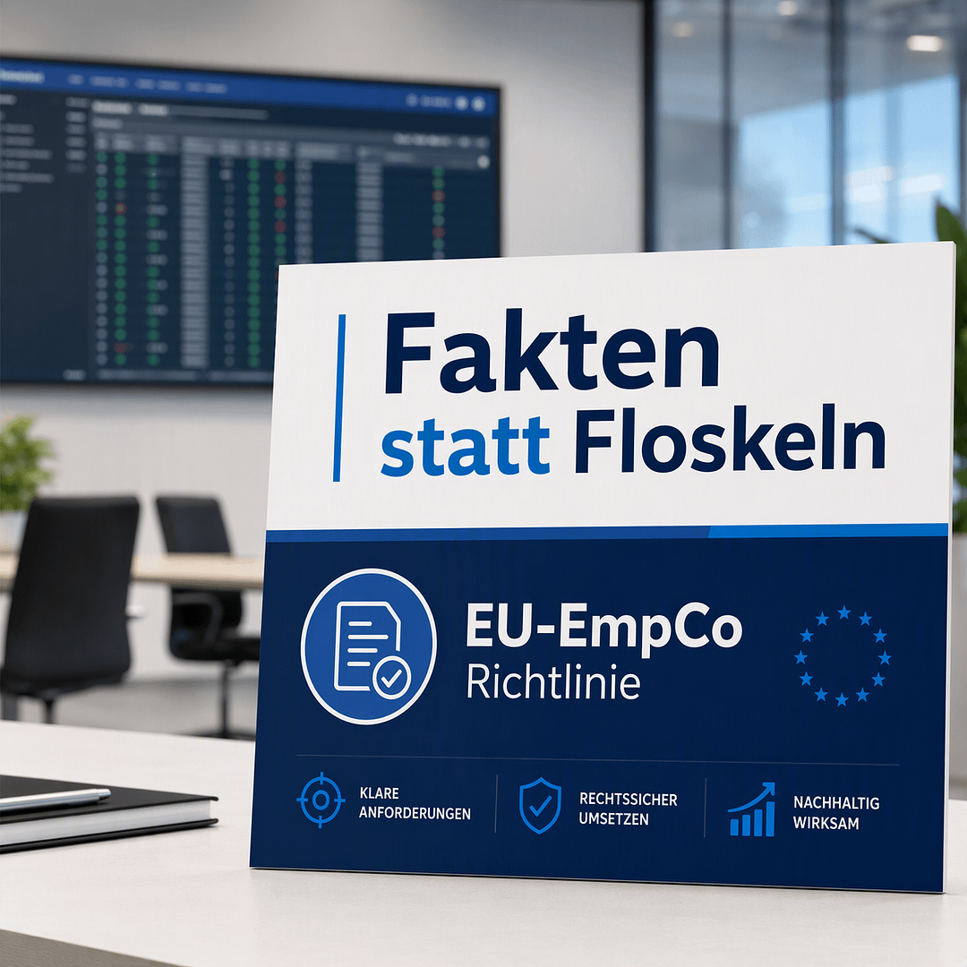 Symbolische Darstellung der EU-EmpCo-Richtlinie.