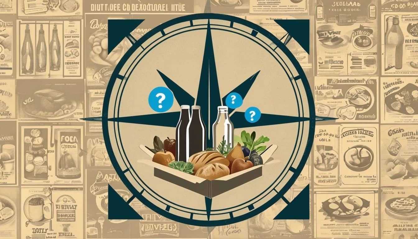 Das Bild symbolisiert den Konflikt vieler Menschen mit der richtigen Ernährungsweise. Vegan, vegetarisch, oder flexitartisch. Was ist eine nachhaltige Ernährung?
